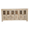 Toscana Buffet Server Credenza Rustic Farmhouse 6 Door Distressed Sideboard