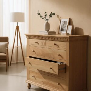 Maxwell 5 Drawer Dresser Bachelors Chest Country Farmhouse Bureau Chest of Drawers Bedroom Large Coastal