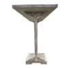 Acasia Modern Solid Wood Hand Carved Console Entry Way Accent Sofa Table Distressed - Image 2