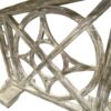 Acasia Modern Solid Wood Hand Carved Console Entry Way Accent Sofa Table Distressed - Image 4