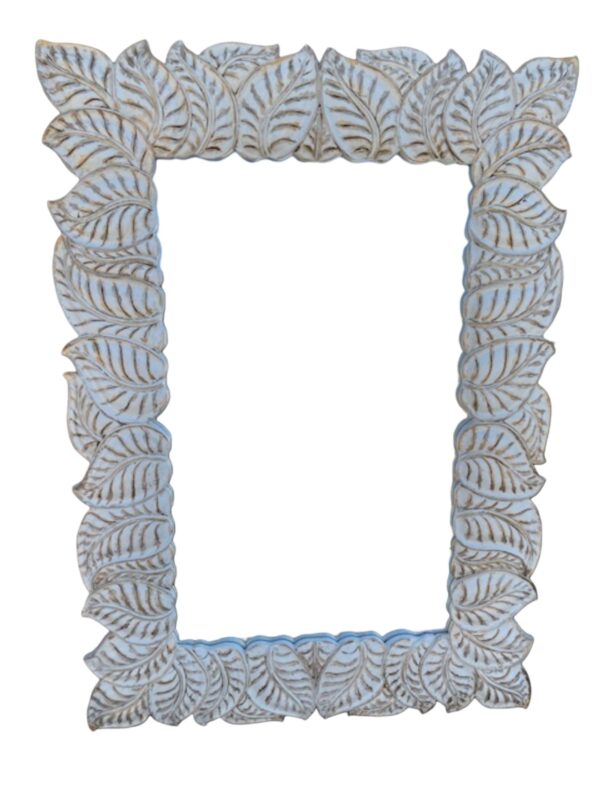 Elegant European Style Large Gold Leaf Wall Hanging Accent Home Decor Entryway Mirror - Image 4