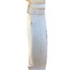French Country Distressed Wall Accent Victorian Hand Carved Shabby Chic Framed Mirror Entryway Bathroom Den Gold/Off White - Image 3