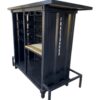 Industrial Container Shipping Bar Cabinet Storage Modern Wine Rack Kitchen Den Garage Man Cave 47x2x42 Heavy Metal Steam Punk Railroad - Image 6