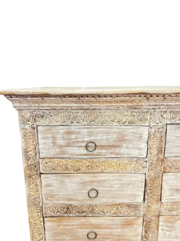 Coastal 10 Chest of Drawers Solid Spacious Dresser Storage Bedroom Furniture Shabby Chic Primitive - Image 2