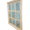 Modern Hand Carved Decorative Wall Art Home Decor Panel Hanging Large Blue Distressed Entryway Den Dining Coastal Large - Image 3